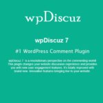 wpDiscuz – #1 WordPress Comment Plugin