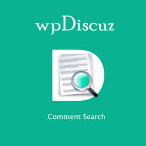 Wpdiscuz – comment search
