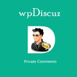 Wpdiscuz – private comments