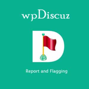 Wpdiscuz – report and flagging