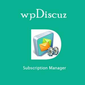 Wpdiscuz – subscription manager