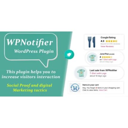 WPNotifier - Notification WordPress Marketing Plugin For Visitors Attention and Social Proof