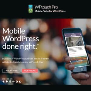 Wptouch pro – mobile suite for wordpress