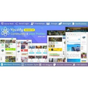 Youzify (formerly youzer) buddypress community & wordpress user profile plugin