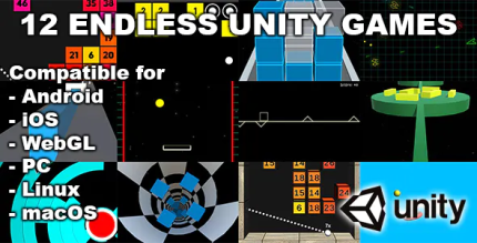 12 endless unity games bundle codermarket.png