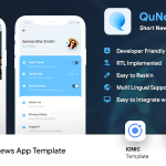 2 app template online news app blog app magazine app qunews codermarket.png