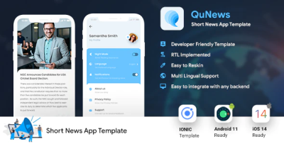 2 app template online news app blog app magazine app qunews codermarket.png