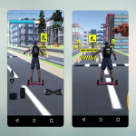 3d hoverboard rider codermarket.png