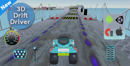 3d simulator drift driver unity 3d game codermarket.png