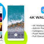 4k wallpaper app with live wallpaper and admin panel codermarket.png