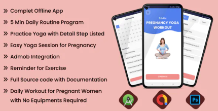 5 min pregnancy yoga workout android full application with admob codermarket.png