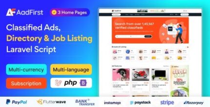Aadfirst classified ads directory job listing laravel script codermarket.jpeg