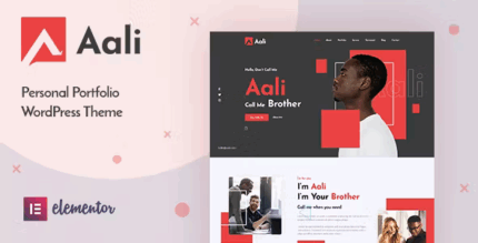 Aali personal portfolio wordpress theme codermarket.png