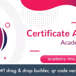Academy lms certificate addon codermarket.png