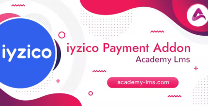 Academy lms iyzico payment addon codermarket.png