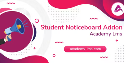Academy lms noticeboard addon codermarket.png
