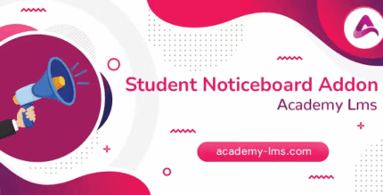 Academy lms noticeboard addon codermarket.png