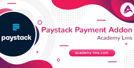 Academy lms paystack payment addon codermarket.png