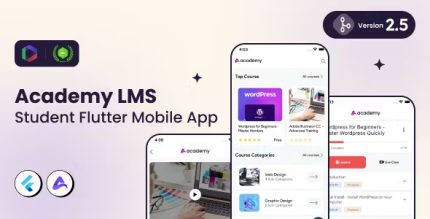 Academy lms student flutter mobile app codermarket.jpg