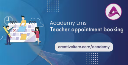 Academy lms teacher appointment booking addon codermarket.png
