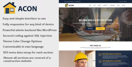 Acon architecture and construction website cms codermarket.png