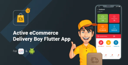 Active ecommerce delivery boy flutter app codermarket.png