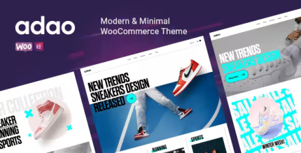 Adao modern woocommerce theme codermarket.png