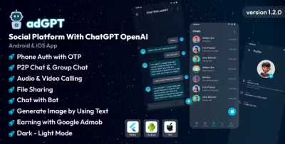 Adgpt social platform with chatgpt open ai android and ios app codermarket.png