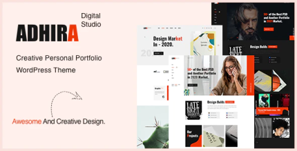 Adhira creative portfolio wordpress theme codermarket.png