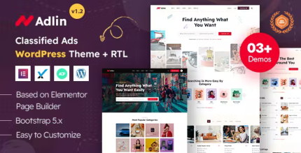 Adlin classified ads listing wordpress theme codermarket.png