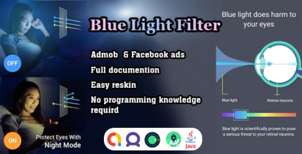Advanced blue light filter eye care light app source code codermarket.png