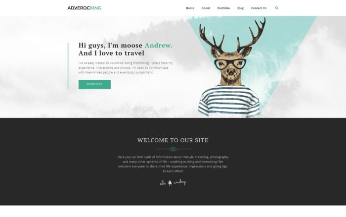 Adverocking lifestyle neutral wordpress elementor theme.jpg