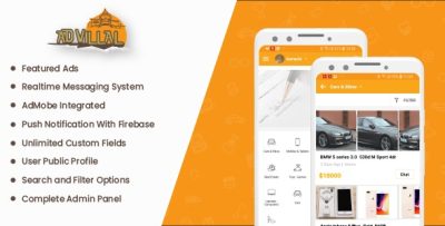 Advilla classified android native app codermarket.jpg