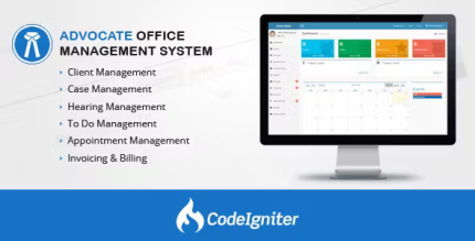 Advocate office management system codermarket.png