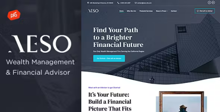Aeso financial advisor theme codermarket.png