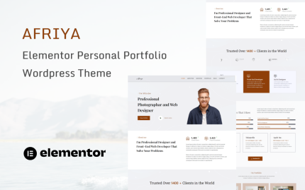 Afriya personal portfolio cv and resume wordpress theme.png