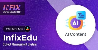 Ai content module infixedu school school management system software .jpeg