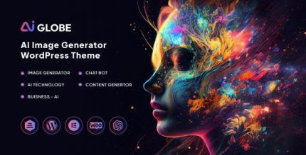 Ai globe artificial intelligence startup technology wordpress theme .jpeg