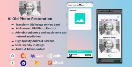 Ai old photo restoration app with ironsource mediation codermarket.jpg