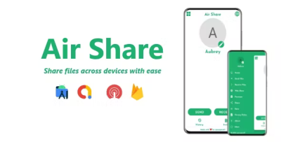 Air share file transfer admob firebase onesignal codermarket.png