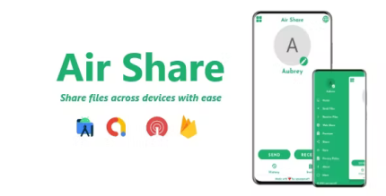 Air share file transfer admob firebase onesignal codermarket.png