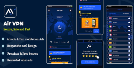 Air vpn android app source code codermarket.png