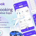 Airbook ticket booking react native expo app ui kit codermarket.jpg