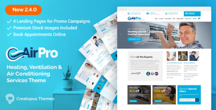 Airpro heating and air conditioning wordpress theme for maintenance.png