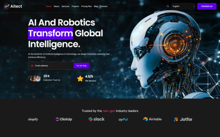Aitect artificial intelligence technology wordpress theme.png