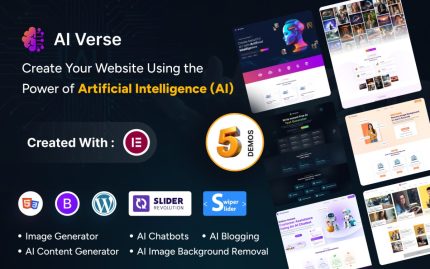 Aiverse ai content generator image generator wordpress theme.jpg