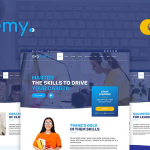Akademy online courses elementor template kit codermarket.png