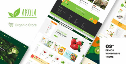 Akola organic food store wordpress theme codermarket.png