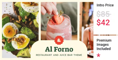Al forno restaurant and juice bar theme codermarket.png