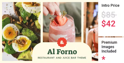 Al forno restaurant and juice bar theme codermarket.png